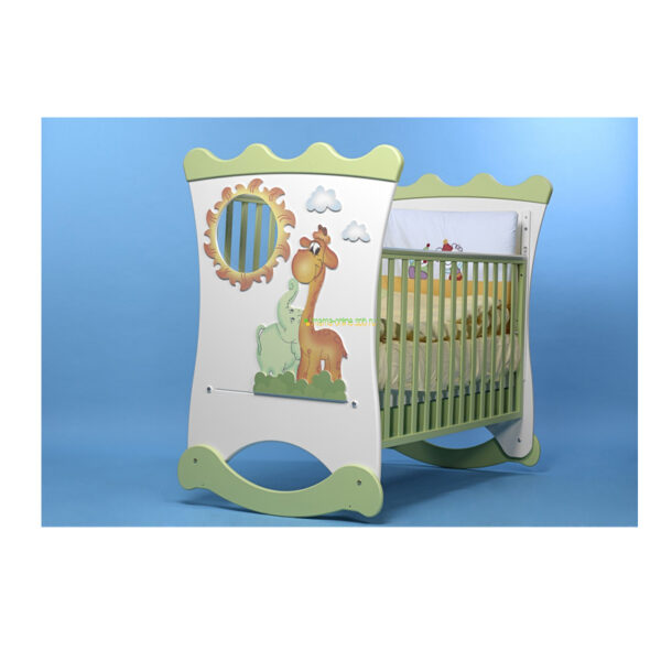Kρεβάτι Βρεφικό BABY ΙTALIA Lucy (Πράσινο)