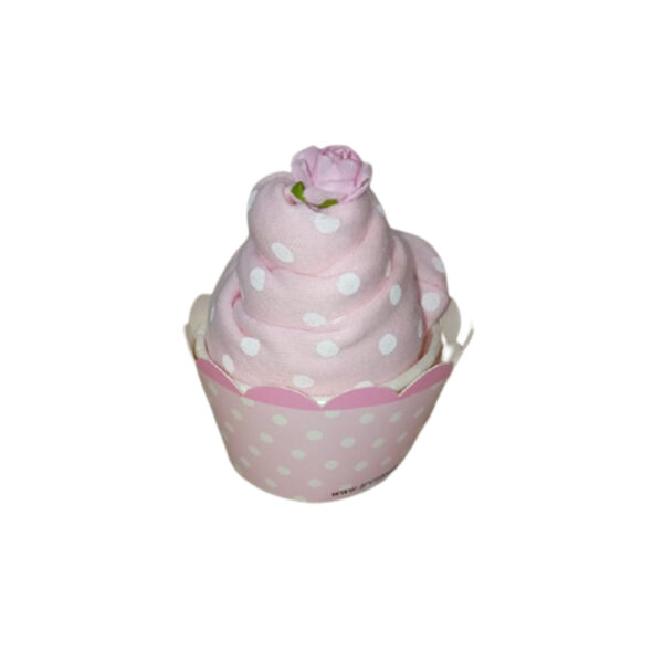 Eσώρουχο σε συσκευασία Cup Cake-Πουά (Ροζ)