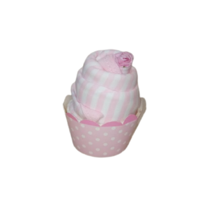 Eσώρουχο σε συσκευασία Cup Cake- Ριγέ (Ροζ)