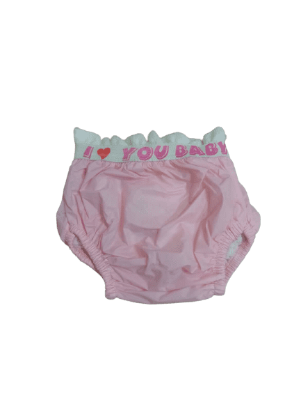 Παιδικό Βρακάκι Πλενόμενο για κόψιμο Πάνας (Ροζ- Άσπρο)