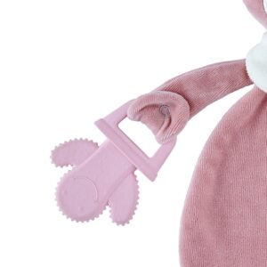 Mασητικό-Πανάκι Παρηγοριάς Baby Jem Teddy Bear (Ροζ)