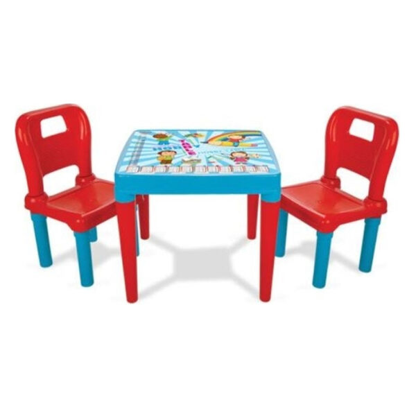 PILSAN Σετ τραπέζι + 2 καρέκλες (Μπλε)